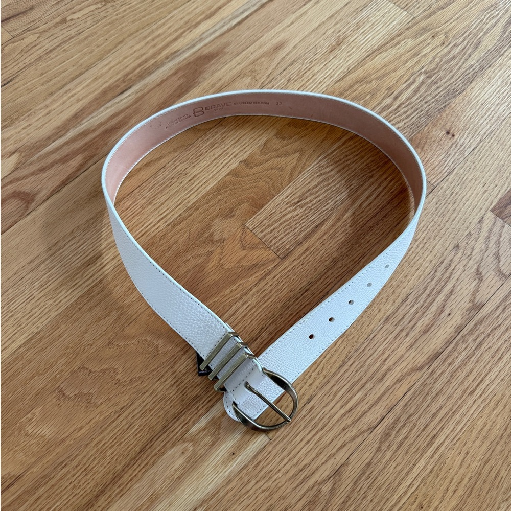 Vintage leather belt Brave leather belt size 32